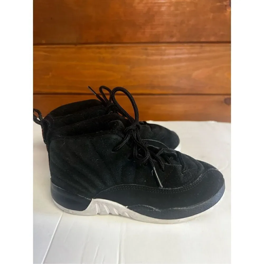 Nike Air Jordan Kids Basketball Shoes 850000-017 Size 10 C (US) Retro Black